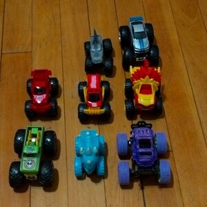 Colorful Monster Truck Toy Collection